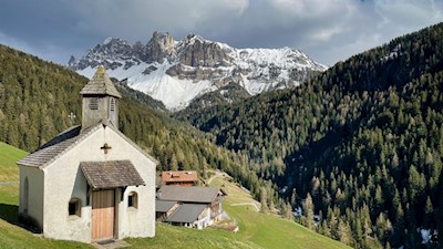Bei der Antoniuskapelle in Hinterafers endet der Panoramaweg