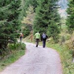 Im gemütlichen Anstieg zur Bodenalm 
