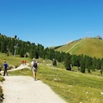 Die sanften Wege eignen sich bestens für Familienausflüge