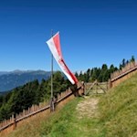 Die Fahne der Gönneralm