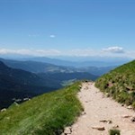 Auf dem Rückweg zur Paolinahütte