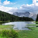 All-estremit-settentrionale-dell-appartato-lago-di-Misurina