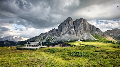 Der Aussichtspunkt Costacia am Würzjoch