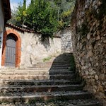 Anstieg in Richtung Burg Arco