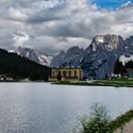 Maso dell'Acqua lake is also called the "Pearl of Cadore" because of its clear waters