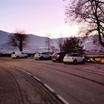 Parkplatz neben der Feuerwehrhalle