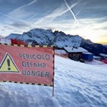 Die letzten Meter zur Masarè Hütte führen über die Schipiste