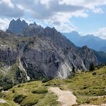 Ritorno al lago d'Antorno in un pittoresco scenario dolomitico