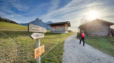 Wandern von Kastelruth zur St. Valentin Kirche