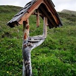 Flurkreuz auf dem Weg zur Tschiffernaun Alm