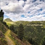 Unser Blick fällt auf die Kassianspitze