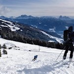 Auch Skitourengeher suchen die Klausner Hütte gerne auf