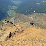 Ihrer rostroten Färbung verdankt die Rotbachlspitze ihren Namen