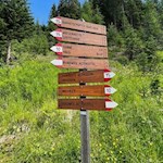 Der Weg Nr. 15 führt zur Pranter Stadlhütte