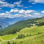 Rückwärtsgewandter Blick zur Bergstation