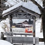 Die Wanderung zur Rinderplatz Hütte ist gut ausgeschildert