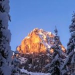 Von der Abendsonne in rotes Licht getaucht: der Pflerer Tribulaun