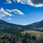 Il passo Oclini in mezzo al Corno Nero e Corno Bianco 
