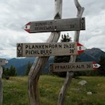 Die Wanderung zum Bergrestaurant Pichlberg ist bestens ausgeschildert