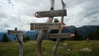Die Wanderung zum Bergrestaurant Pichlberg ist bestens ausgeschildert