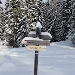 Unsere Wanderung ist bestens ausgeschildert