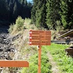 Die Wanderung auf die Einachtspitze ist gut ausgeschildert
