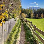 Auf dem Weg Nr. 15A ins nahe Lichtenstern