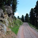 Im angenehmen Anstieg zur Getrumalm