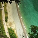 The pebble beach from Riva to Torbole