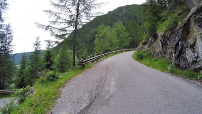 Der kehrenreiche Anstieg zur Fane Alm