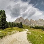 Wanderung vor der Kulisse der Geisler