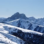 Neben uns erhebt sich der imposante Peitlerkofel