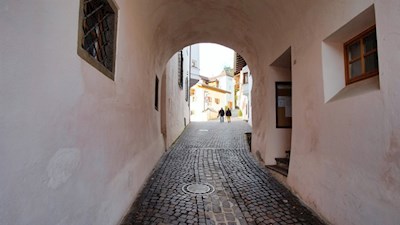 Durch die Kofelgasse in Richtung Kofel
