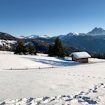 Winteridylle auf der Rodenecker Alm