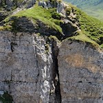 Der seilgesicherte Felskamin