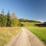 Der Weg nähert sich zusehends der Hügelkirche St. Magdalena