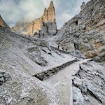 In front of us rises the Punta Giovannina