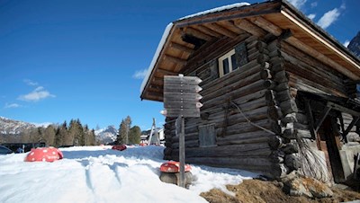 Vom Monte Pana führt der Wanderweg Nr. 30A nach Saltria
