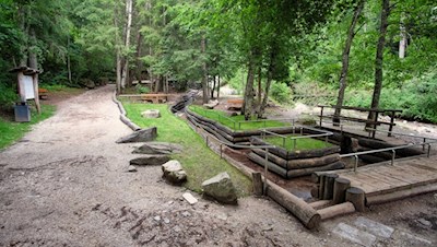 Impianto Kneipp nella val d'Anna