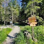 Die Wanderung nach Bad Ratzes ist gut ausgeschildert