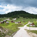 Das Almdorf Fodara Vedla gleicht einer Märchenlandschaft