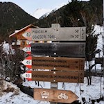 Die Wanderung zur Messnerhütte ist mit 50 Minuten ausgeschildert