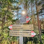 Die Wanderung nach Armentarola ist bestens ausgeschildert