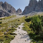 Anstieg in Richtung Mittagsscharte