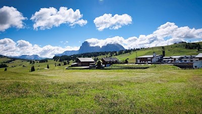 Die Wanderung zur Edelweißhütte beginnt in Compatsch