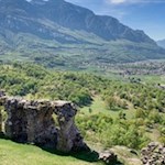 Resti di mura risalenti al VI secolo, le cosiddette Kuchelen