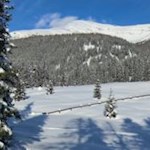 Auch der Karnische Kamm ist in weißes Nass gebettet...