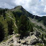 Über einen Plattenpfad zum Kleinen Nock