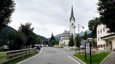 Der Ausgangspunkt der Wanderung: die Kirche 