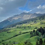 Über uns erheben sich die anmutigen Telfer Weißen